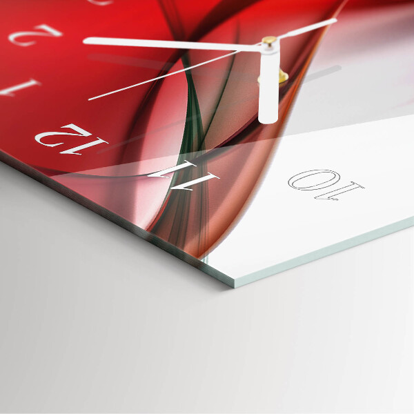 Horloge rectangulaire verticale Abstraction