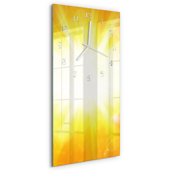 Horloge rectangulaire verticale Soleil