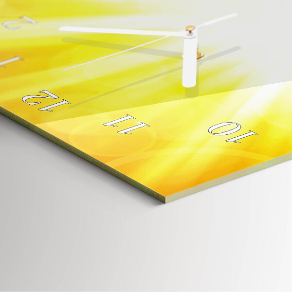 Horloge rectangulaire verticale Soleil