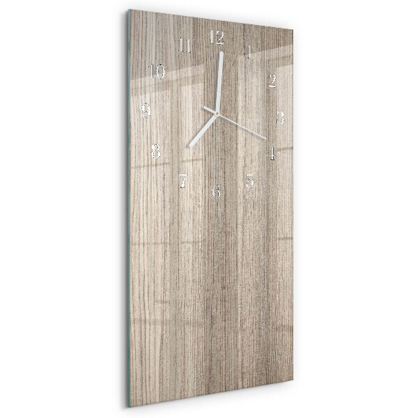 Horloge rectangulaire verticale Bois