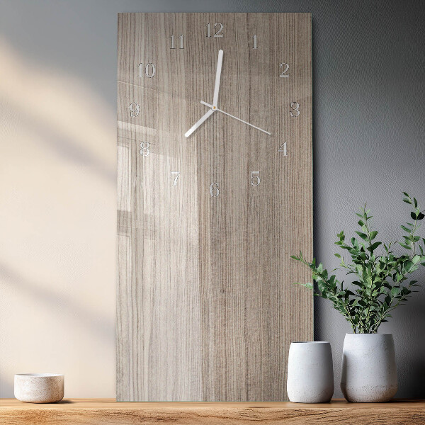 Horloge rectangulaire verticale Bois