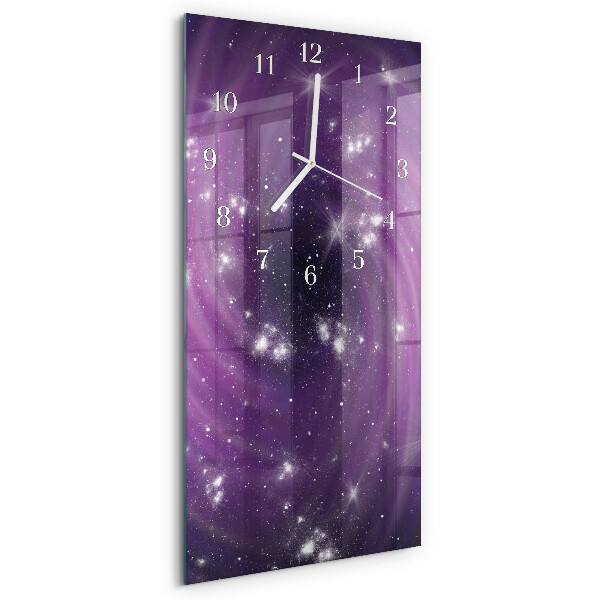 Horloge rectangulaire verticale Abstraction