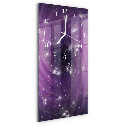 Horloge rectangulaire verticale Abstraction