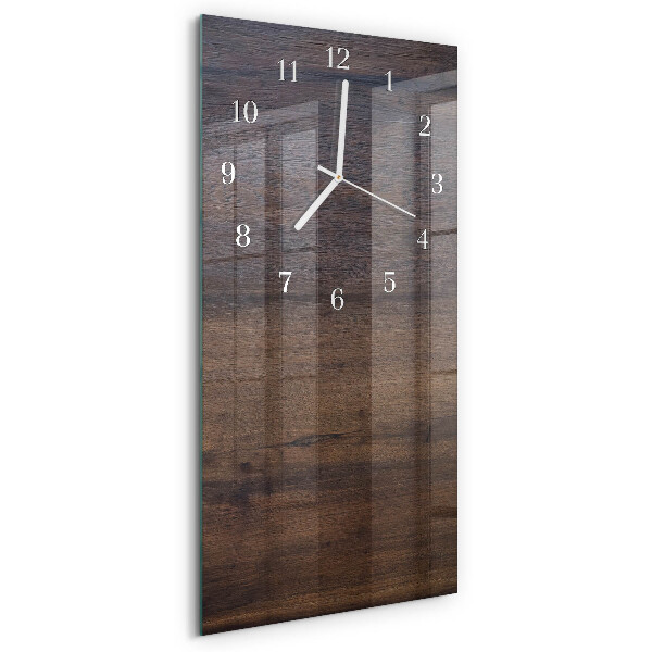 Horloge rectangulaire verticale Planche en bois