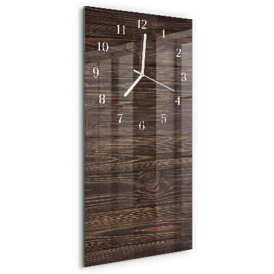 Horloge rectangulaire verticale Bois