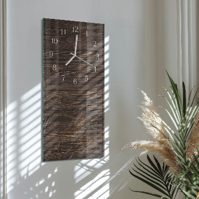 Horloge rectangulaire verticale Bois