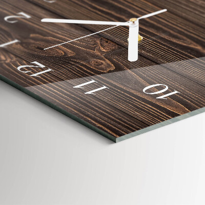 Horloge rectangulaire verticale Bois