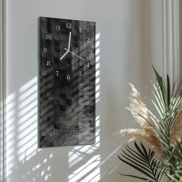 Horloge rectangulaire verticale Échelle