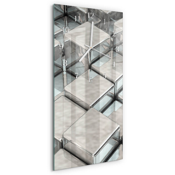 Horloge rectangulaire verticale Dés