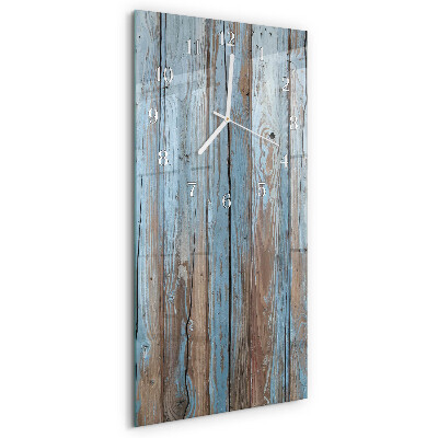 Horloge rectangulaire verticale Bois
