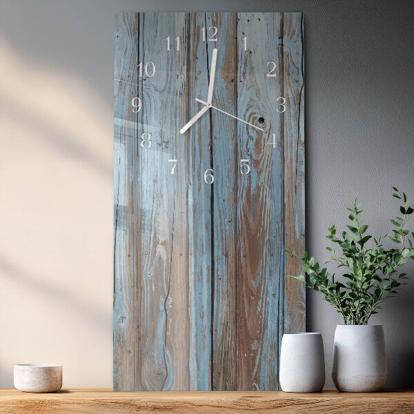 Horloge rectangulaire verticale Bois