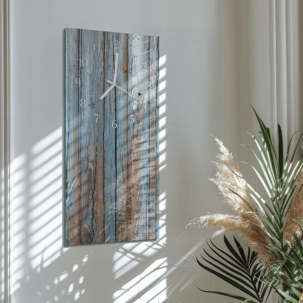 Horloge rectangulaire verticale Bois