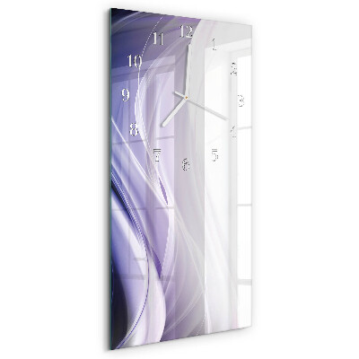 Horloge rectangulaire verticale Abstraction