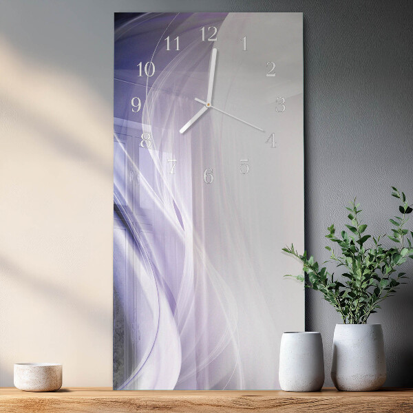 Horloge rectangulaire verticale Abstraction
