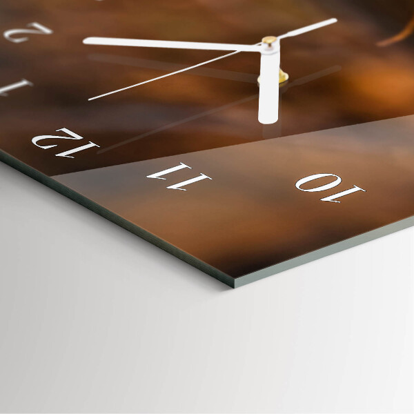 Horloge rectangulaire verticale Automne