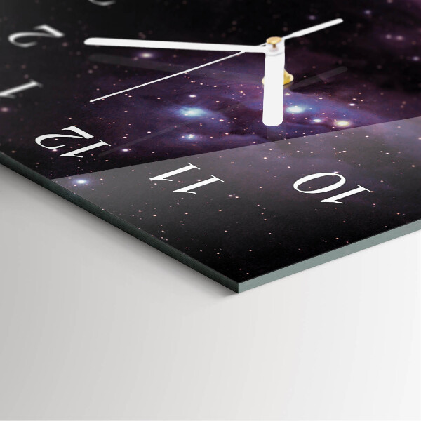 Horloge rectangulaire verticale Espace