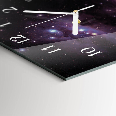 Horloge rectangulaire verticale Espace