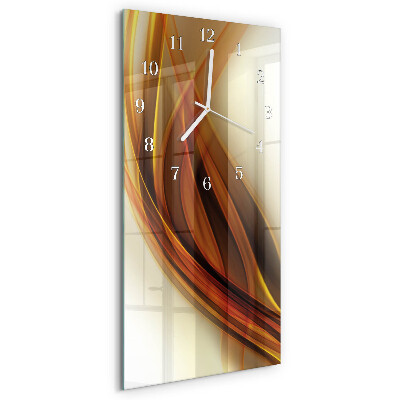 Horloge rectangulaire verticale Abstraction