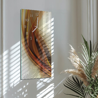 Horloge rectangulaire verticale Abstraction