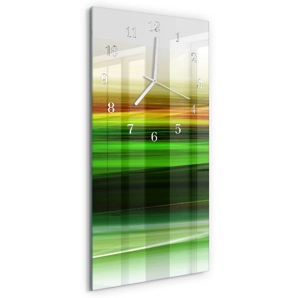 Horloge rectangulaire verticale Abstraction