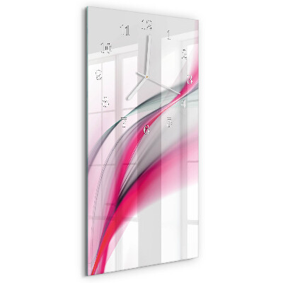 Horloge rectangulaire verticale Abstraction