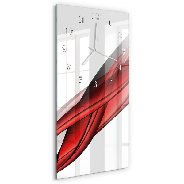 Horloge rectangulaire verticale Abstraction