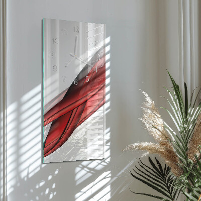 Horloge rectangulaire verticale Abstraction