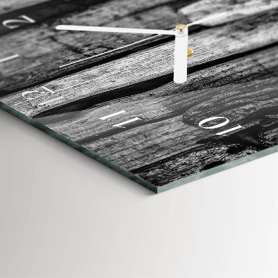 Horloge rectangulaire verticale planches