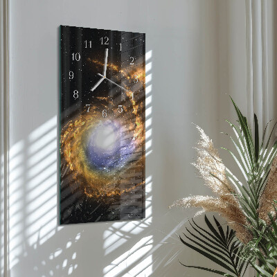 Horloge rectangulaire verticale Cosmos