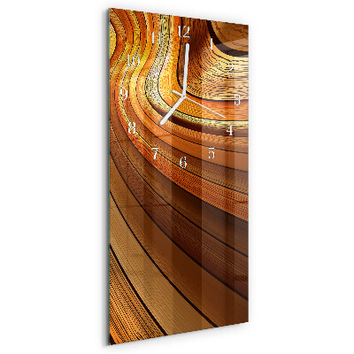 Horloge rectangulaire verticale Abstraction