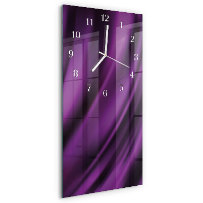 Horloge rectangulaire verticale Abstraction