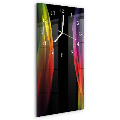 Horloge rectangulaire verticale Abstraction