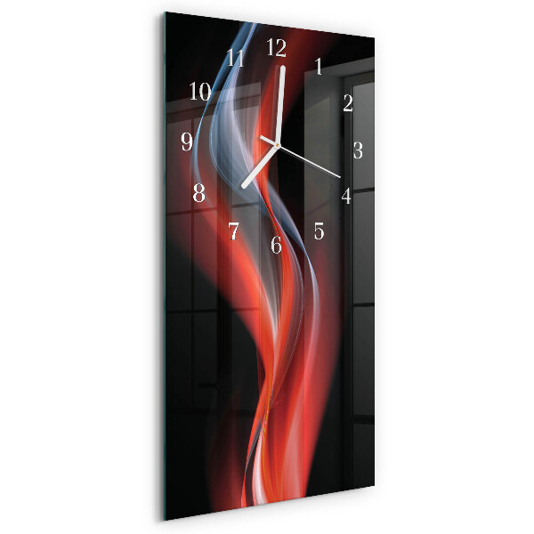 Horloge rectangulaire verticale Abstraction
