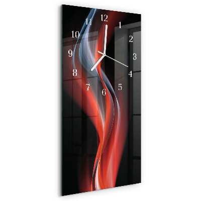 Horloge rectangulaire verticale Abstraction