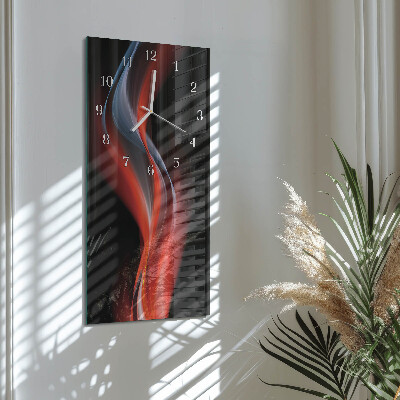 Horloge rectangulaire verticale Abstraction