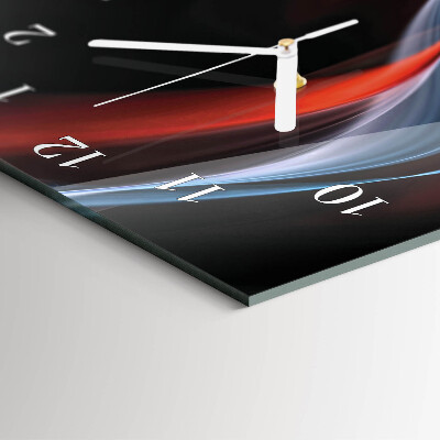 Horloge rectangulaire verticale Abstraction