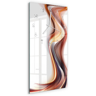 Horloge rectangulaire verticale Abstraction