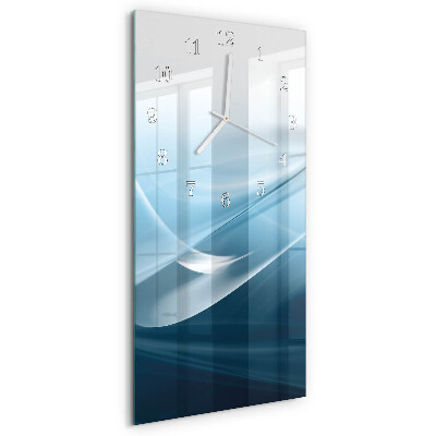 Horloge rectangulaire verticale Abstraction