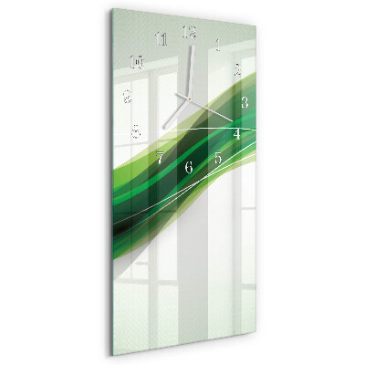 Horloge rectangulaire verticale Abstraction