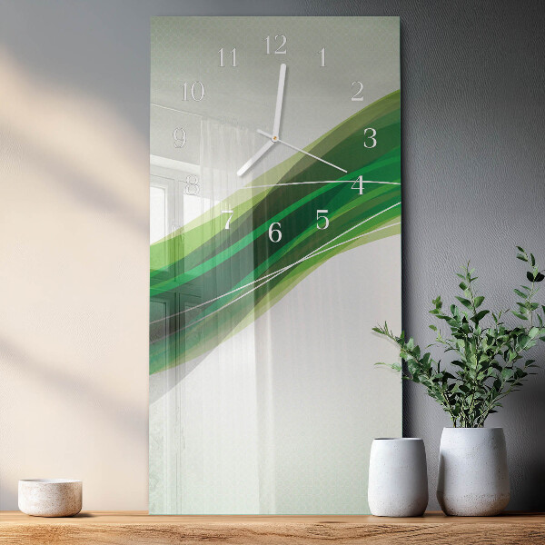 Horloge rectangulaire verticale Abstraction
