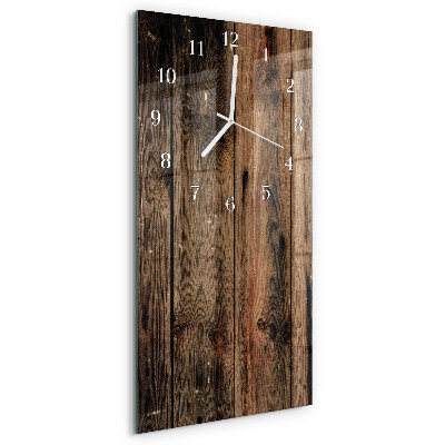 Horloge rectangulaire verticale Bois