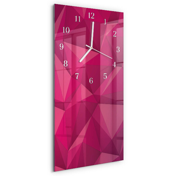 Horloge rectangulaire verticale Abstraction