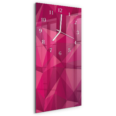 Horloge rectangulaire verticale Abstraction