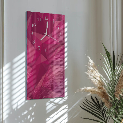 Horloge rectangulaire verticale Abstraction