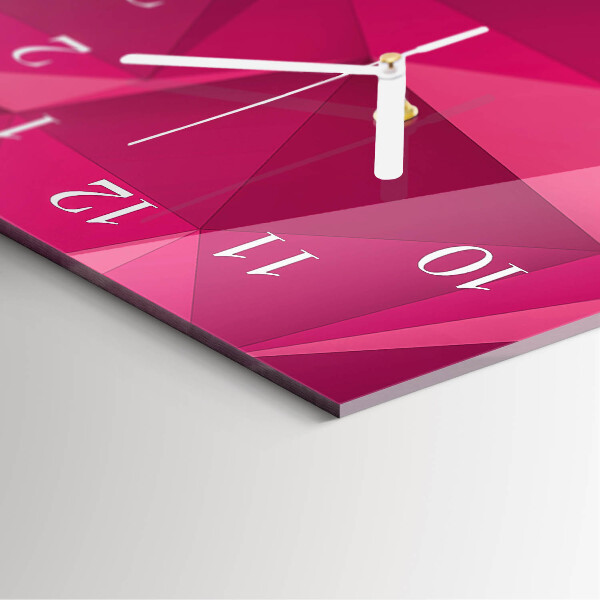 Horloge rectangulaire verticale Abstraction