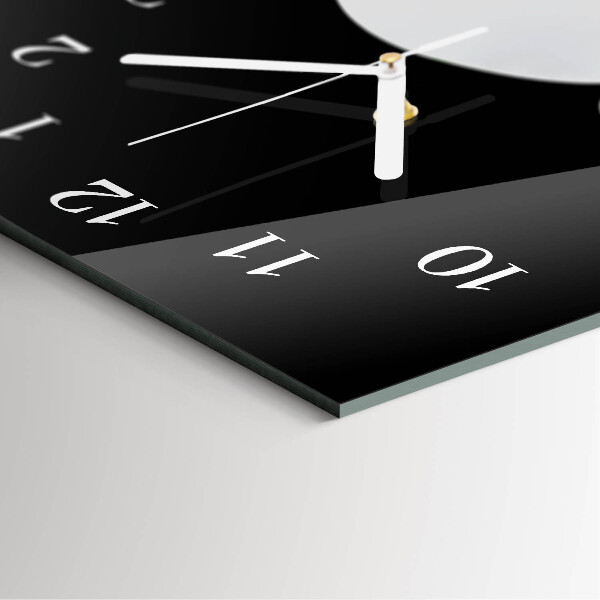 Horloge rectangulaire verticale Fleur
