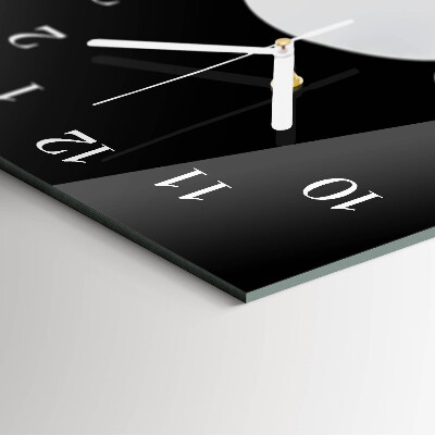 Horloge rectangulaire verticale Fleur