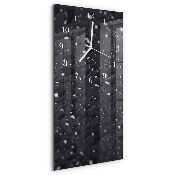 Horloge rectangulaire verticale Goutte d'eau