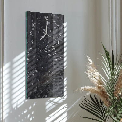 Horloge rectangulaire verticale Goutte d'eau