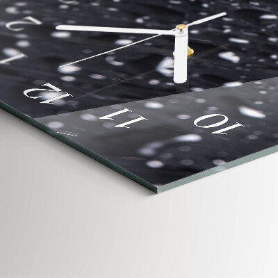 Horloge rectangulaire verticale Goutte d'eau